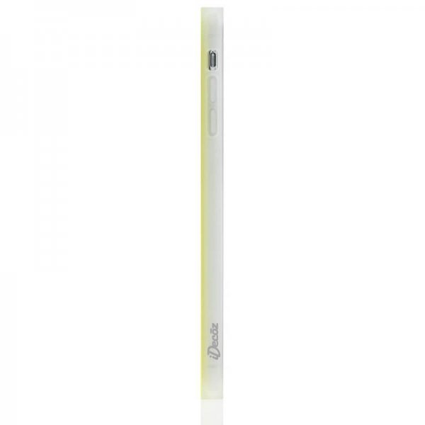 iDecoz iPhone X/Xs Skal Square Case Neon Gul