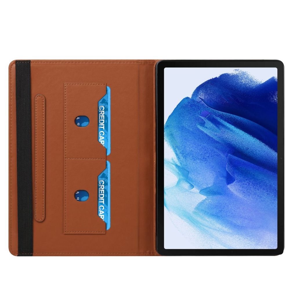 Samsung Galaxy Tab S12 Plus Fodral 360 Grader Vridbar Brun