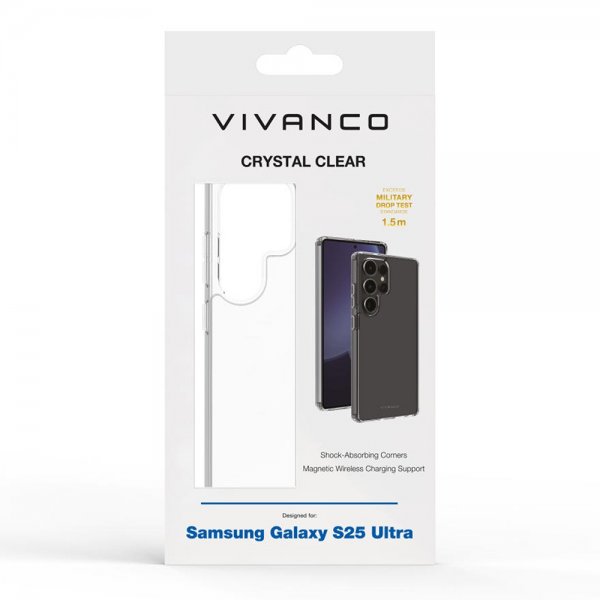 Vivanco Samsung Galaxy S25 Ultra Skal Crystal Clear Transparent