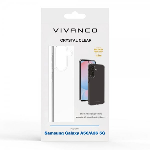 Vivanco Samsung Galaxy A36/Galaxy A56 Skal Crystal Clear Transparent