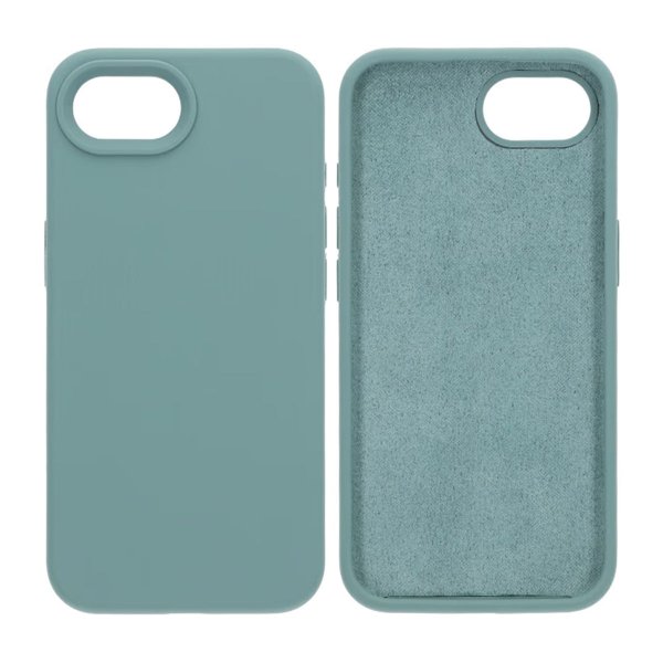 iPhone 16e/17e Skal Silikon Grön