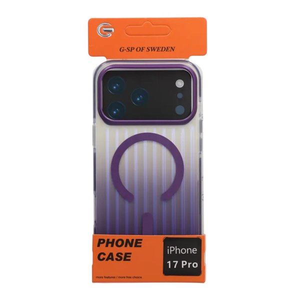 iPhone 17 Pro Skal Korrugerad MagSafe Lila