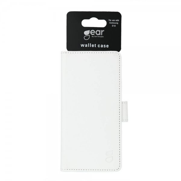 Gear Samsung Galaxy S10 Fodral 3 Kortfack Vit