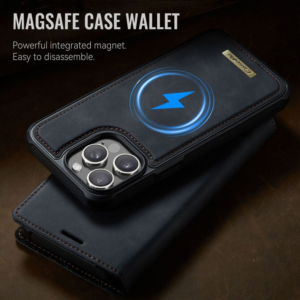 CaseMe iPhone 14 Pro Fodral C49 Series Svart
