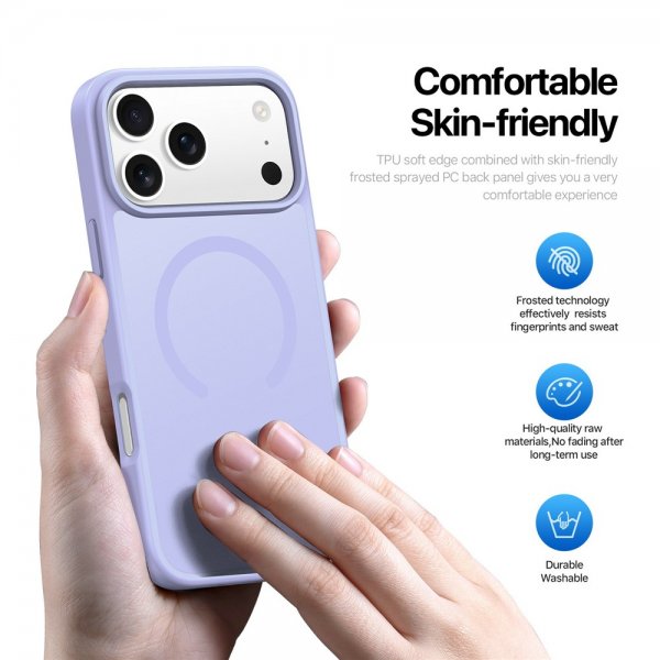 Dux Ducis iPhone 17 Pro Max Skal Yind Series MagSafe Lila