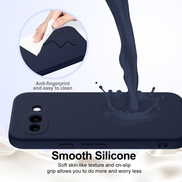 Google Pixel 10a Skal med Strap Silikon MagSafe Blå