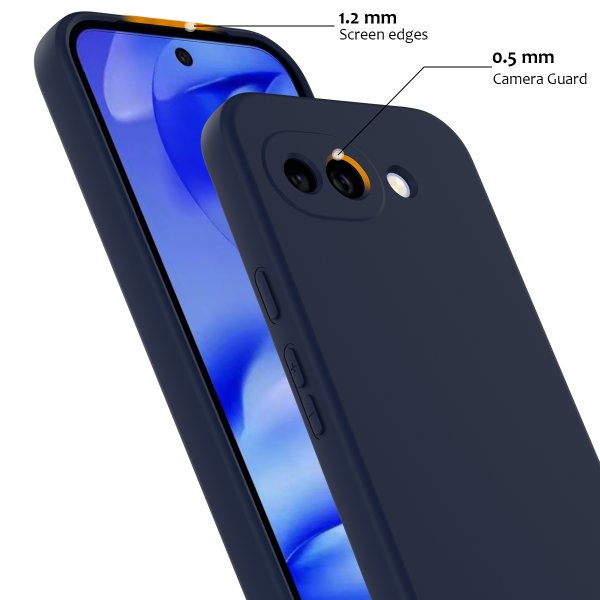 Google Pixel 10a Skal med Strap Silikon MagSafe Blå