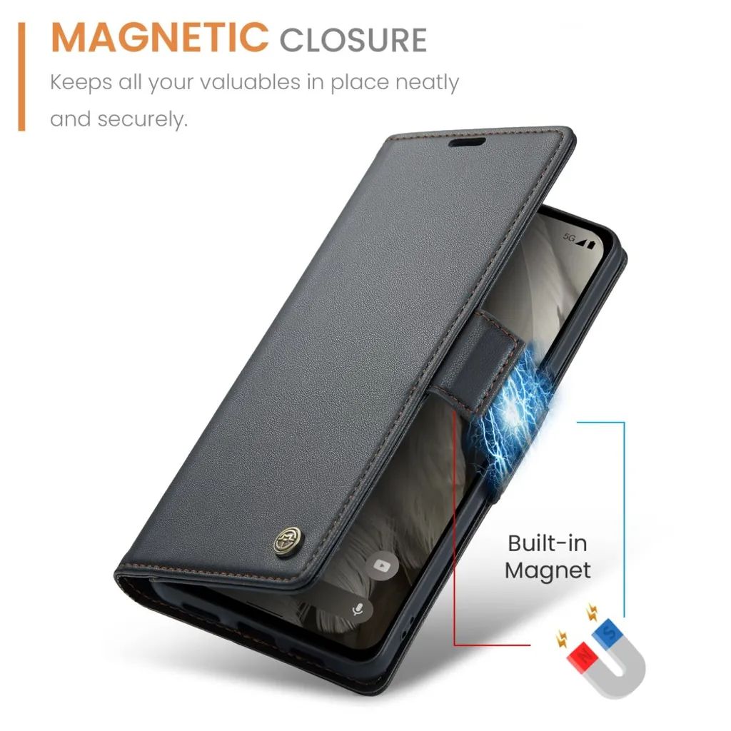 CaseMe Google Pixel 8 Fodral 023 Series Svart