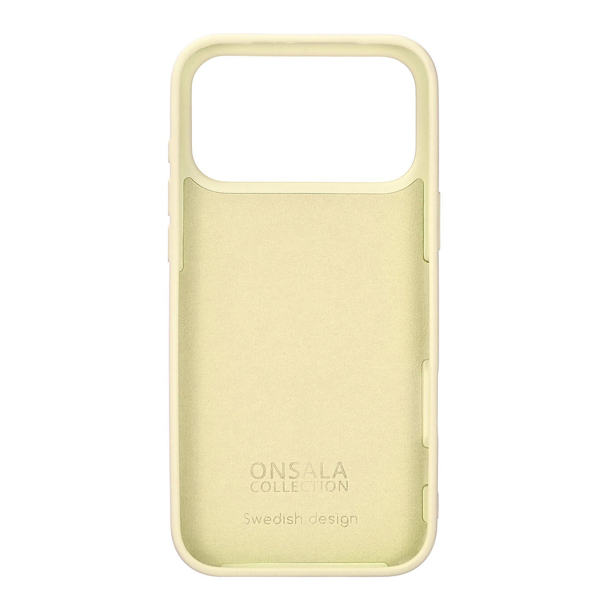 Onsala iPhone 17 Pro Max/iPhone 18 Pro Max Skal Silikonkänsla Lemon