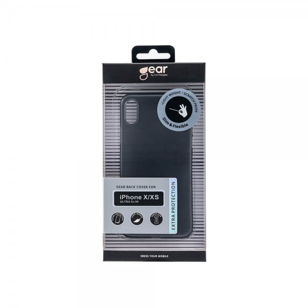 Gear iPhone X/Xs Skal Ultra Slim Svart