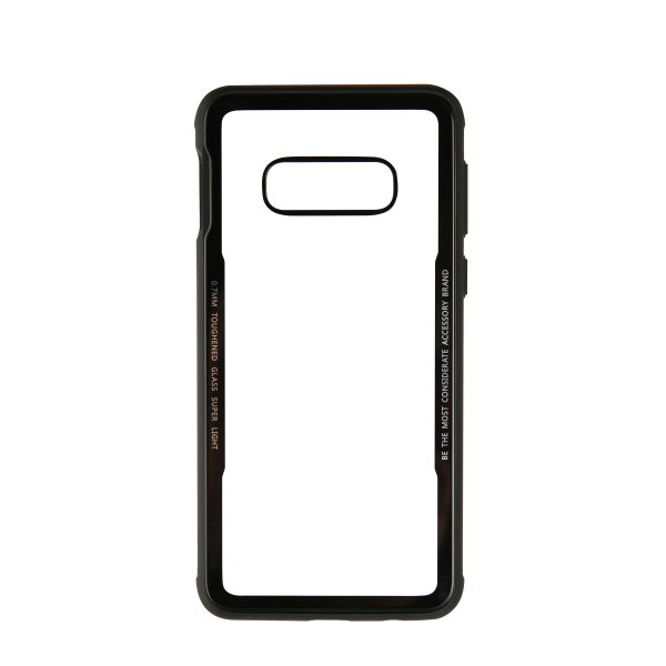 Gear Samsung Galaxy S10E Skal Härdat Glas Klar Svart