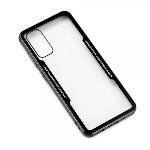 Gear Samsung Galaxy S20 Skal Härdat Glas Klar Svart