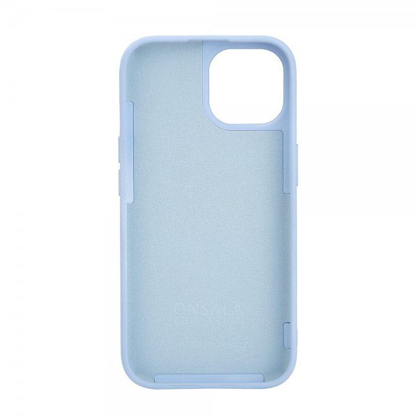 Onsala iPhone 15 Skal Silicone Touch MagSeries Ljusblå