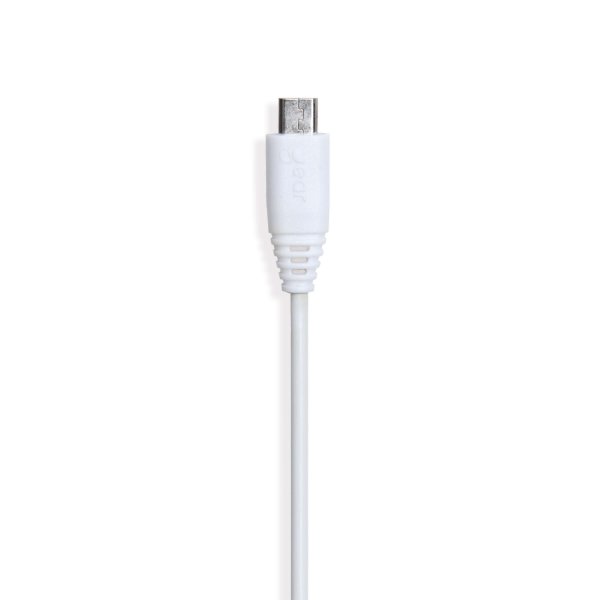 Gear Laddkabel Micro-USB till USB-A 0.3m Vit