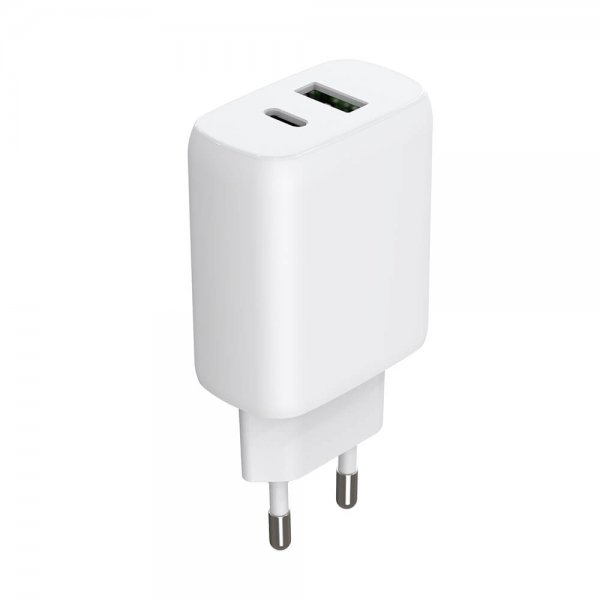 Gear Laddare PD/PPS Travel Charger 30W + QC 18W Vit