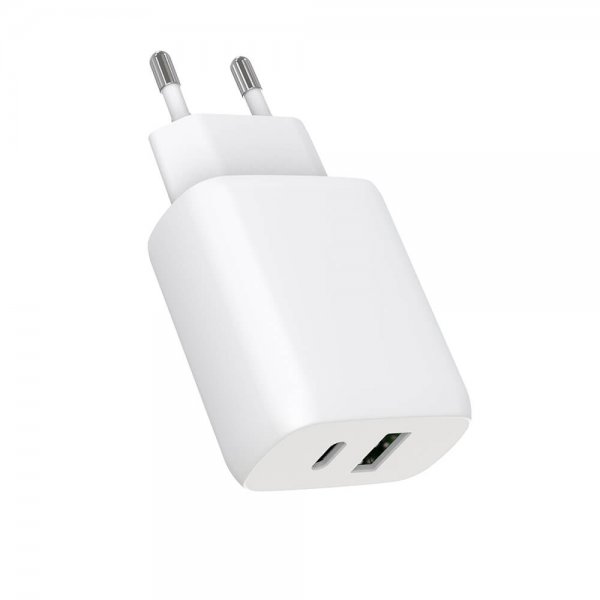 Gear Laddare PD/PPS Travel Charger 30W + QC 18W Vit