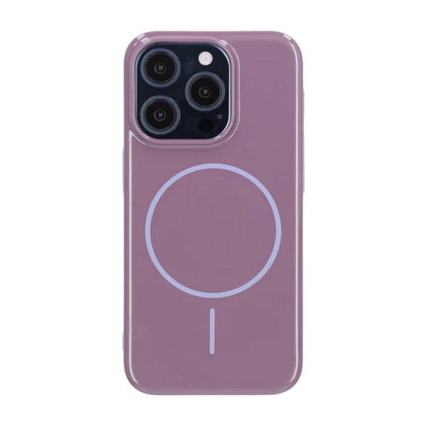 iPhone 15 Pro Skal TPU MagSafe Blank Lila