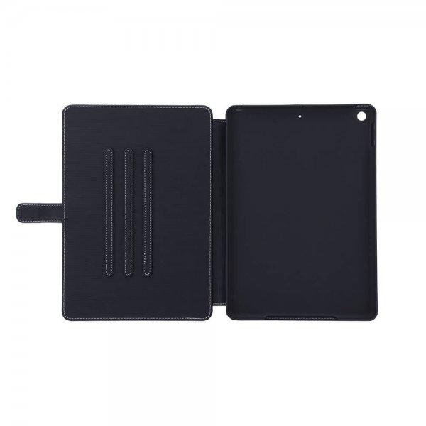 Onsala iPad 10.2 (gen 7/8/9) Fodral Äkta Läder Svart