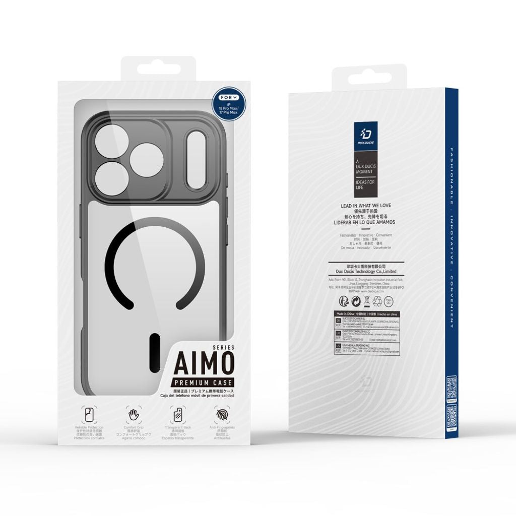 Dux Ducis iPhone 17 Pro Max/iPhone 18 Pro Max Skal Aimo Series MagSafe Svart