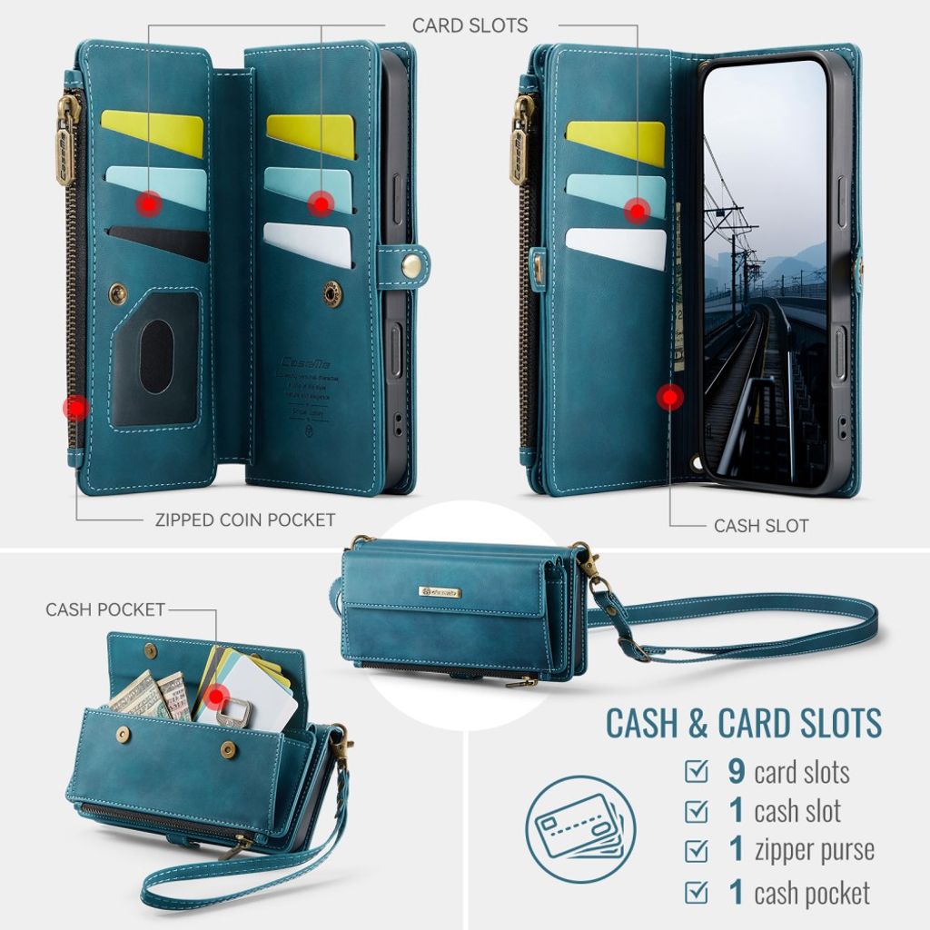 CaseMe iPhone 17 Pro/iPhone 18 Pro Fodral C39 Series Grön