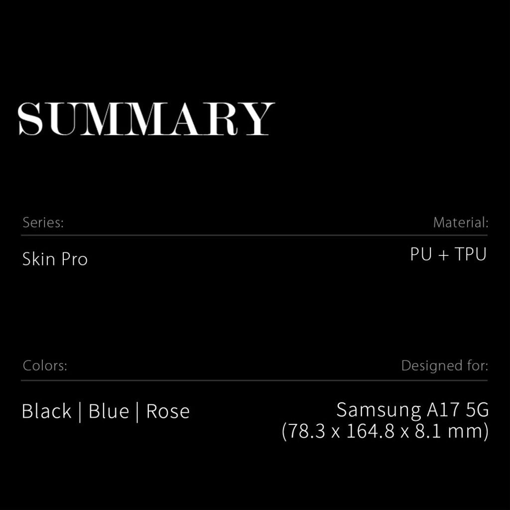 Dux Ducis Samsung Galaxy A17/Galaxy A18 Fodral Skin Pro Series Rosa