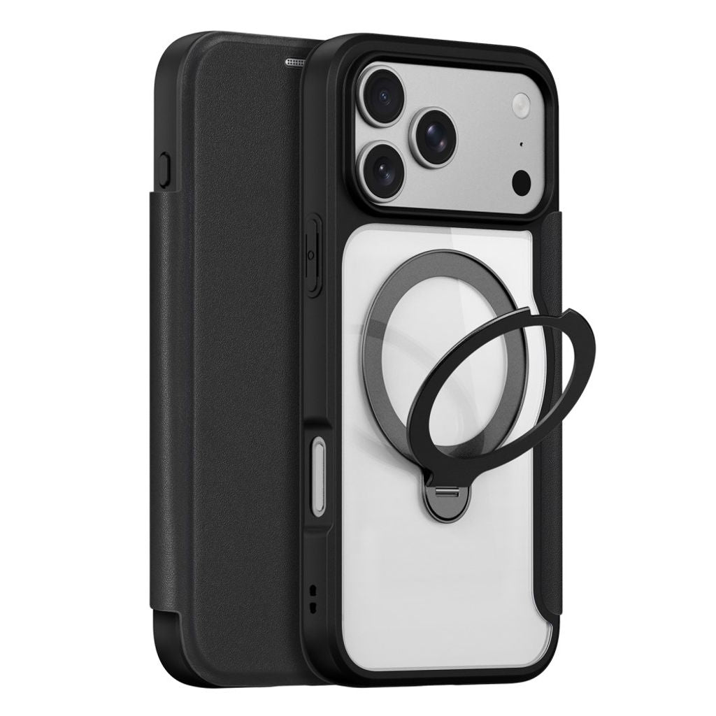 Dux Ducis iPhone 17 Pro Max/18 Pro Max Fodral Skin X Pro Series Kickstand MagSafe Svart