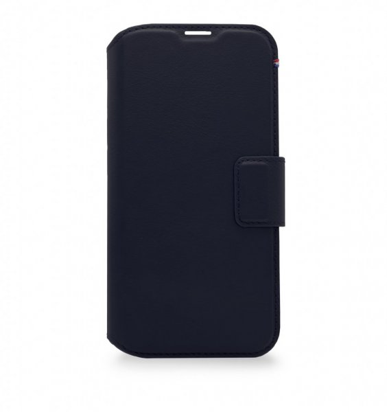 Decoded iPhone 14 Pro Fodral Leather Detachable Wallet Navy