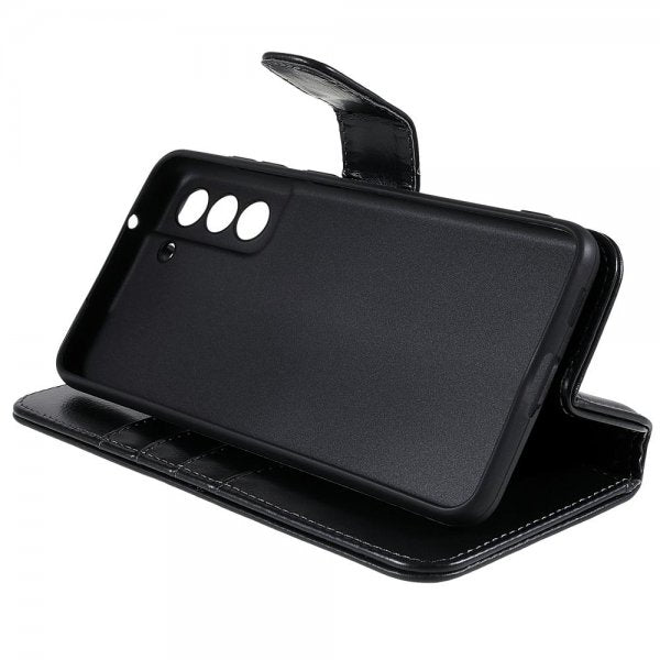 Nordic Covers Samsung Galaxy S21 FE Fodral Essential Leather Raven Black