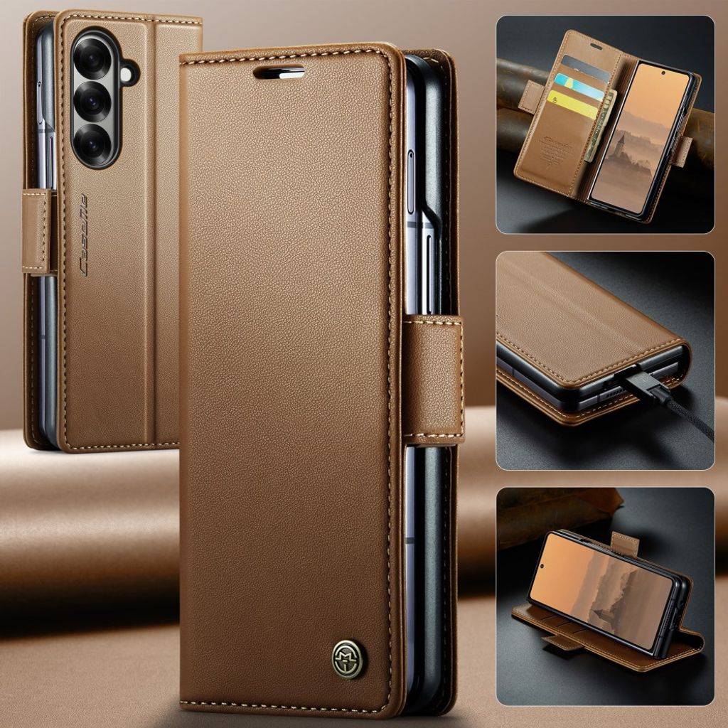 CaseMe Samsung Galaxy Z Fold 8 Ultra Fodral 023 Series Brun