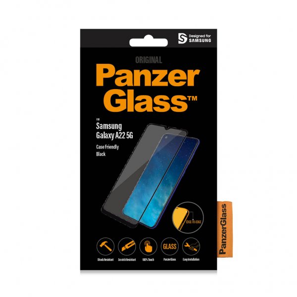 PanzerGlass Samsung Galaxy A22 5G Skärmskydd CaseFriendly