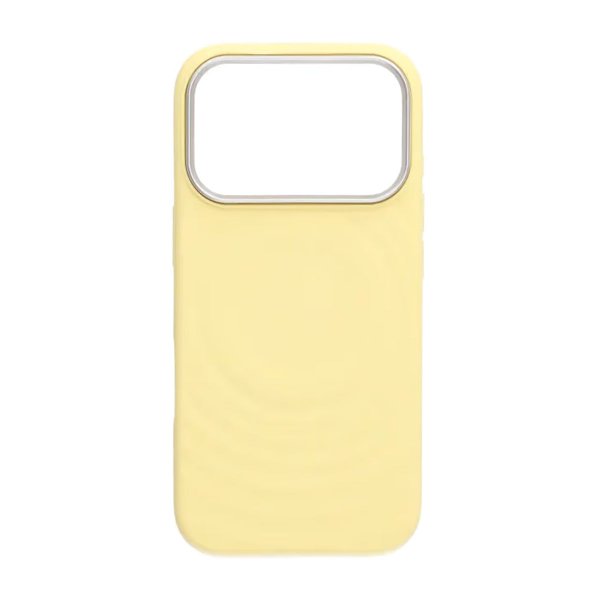 iPhone 17 Pro Skal Silikon MagSafe Gul