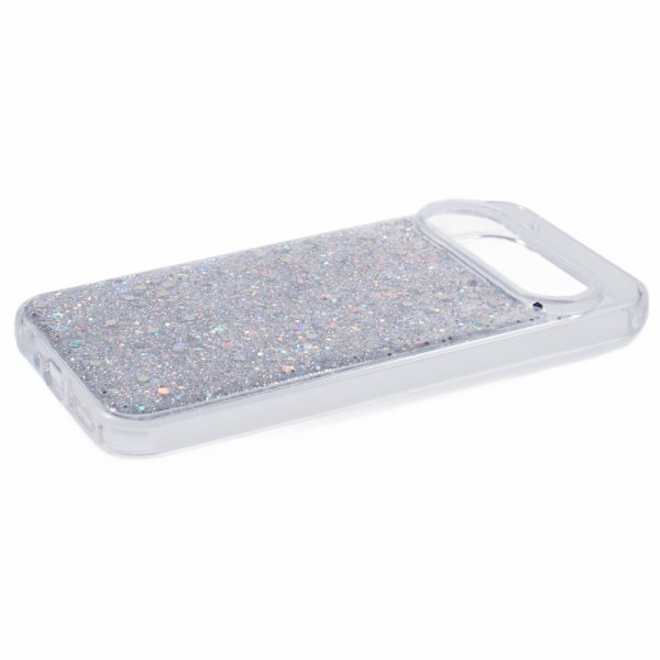 Nordic Covers Google Pixel 9/Pixel 9 Pro Skal Sparkle Series Stardust Silver