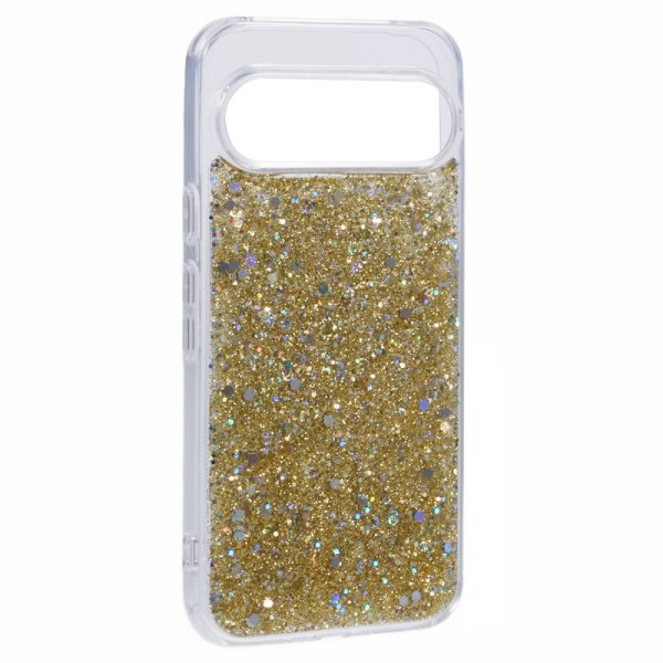 Nordic Covers Google Pixel 9 Pro XL Skal Sparkle Series Citrine Gold