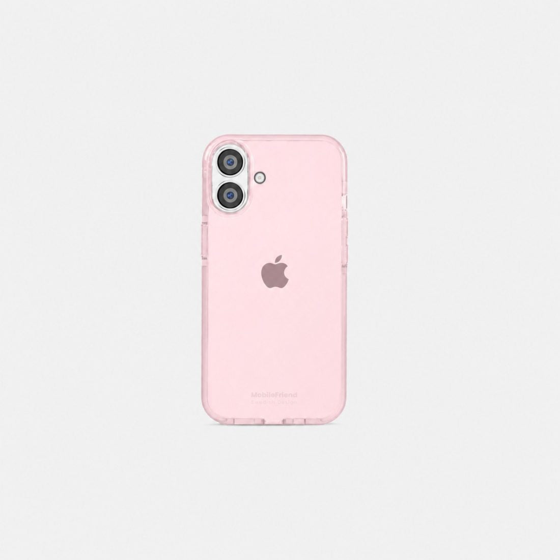 MobileFriend iPhone 16 Skal Seethrough Rosa