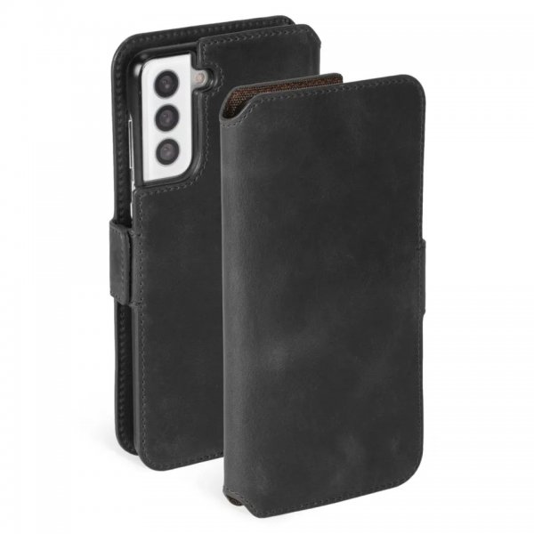 Krusell Samsung Galaxy S21 Fodral Sunne PhoneWallet Vintage Black