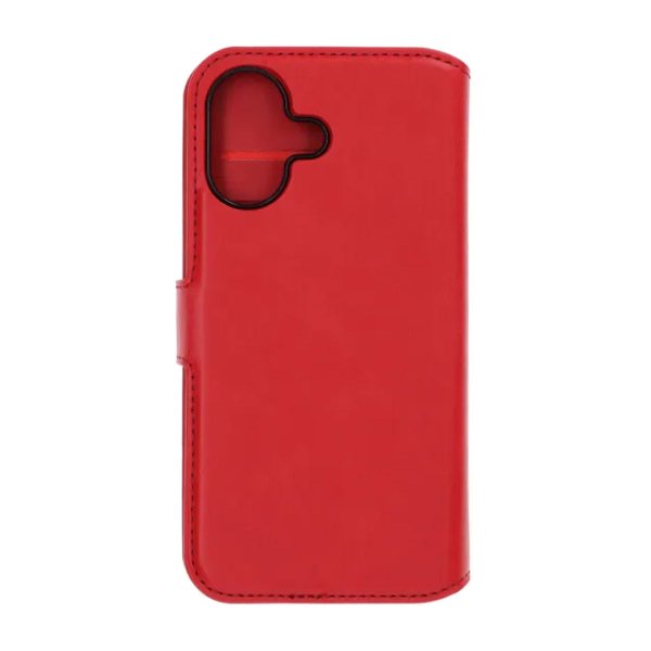Rvelon iPhone 17 Fodral 4 Kortfack Löstagbart Skal Röd