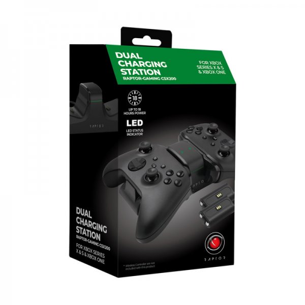 Raptor Dual Charging Station till Xbox One