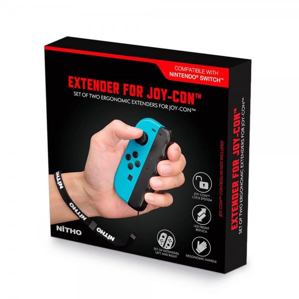 Nitho Extender för Nintendo Switch Joy-Con 2-pack