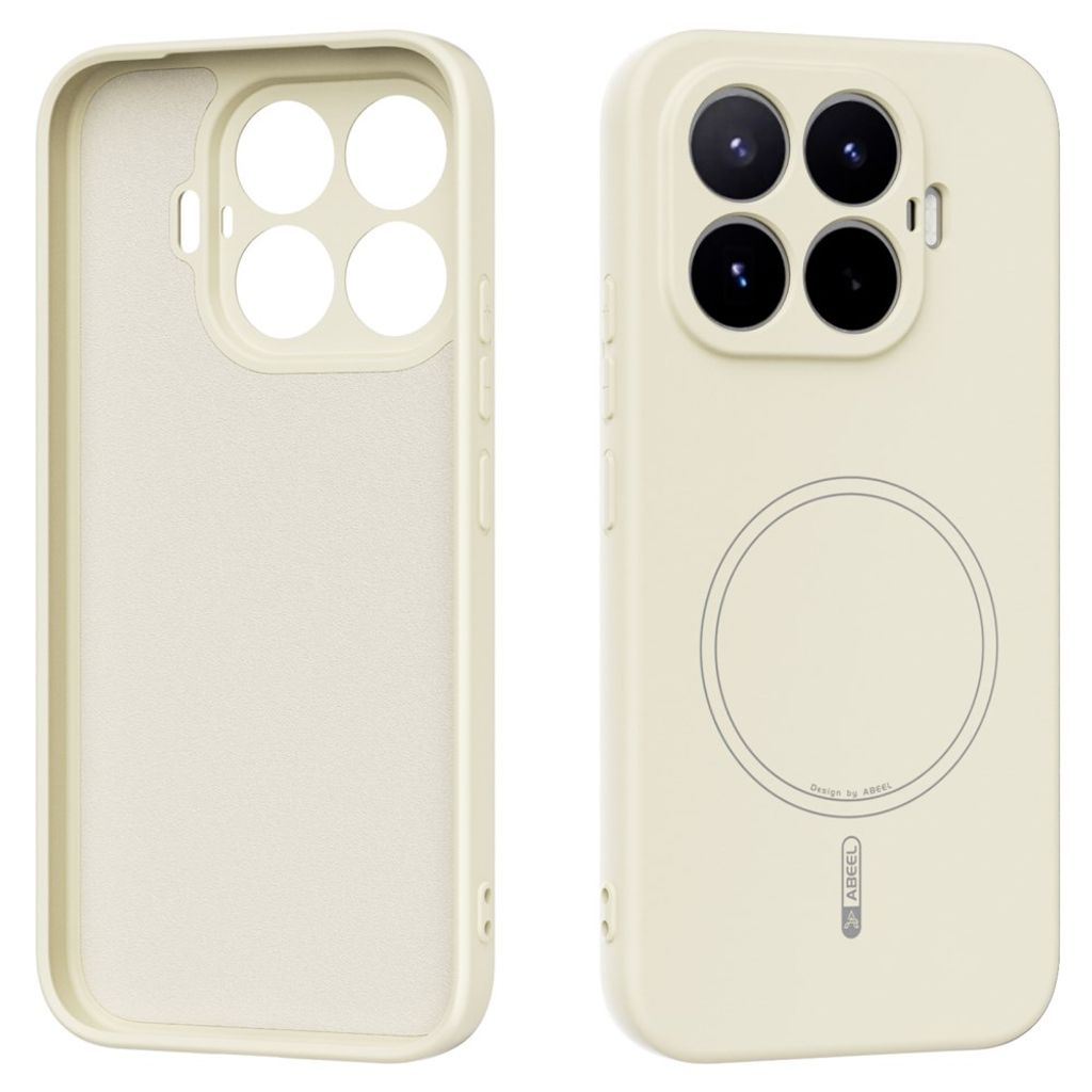 ABEEL Xiaomi 17T Skal Silikon MagSafe Beige