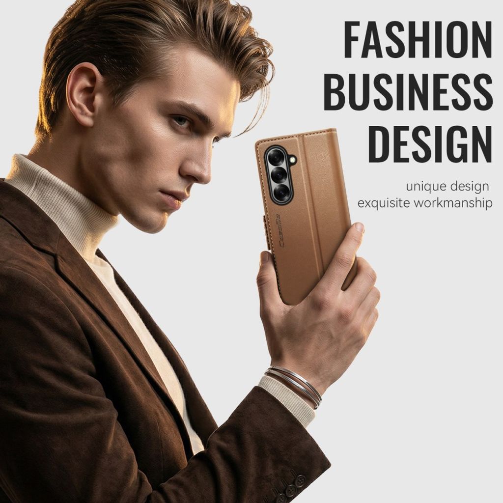 CaseMe Samsung Galaxy Z Fold 8 Ultra Fodral 023 Series Brun