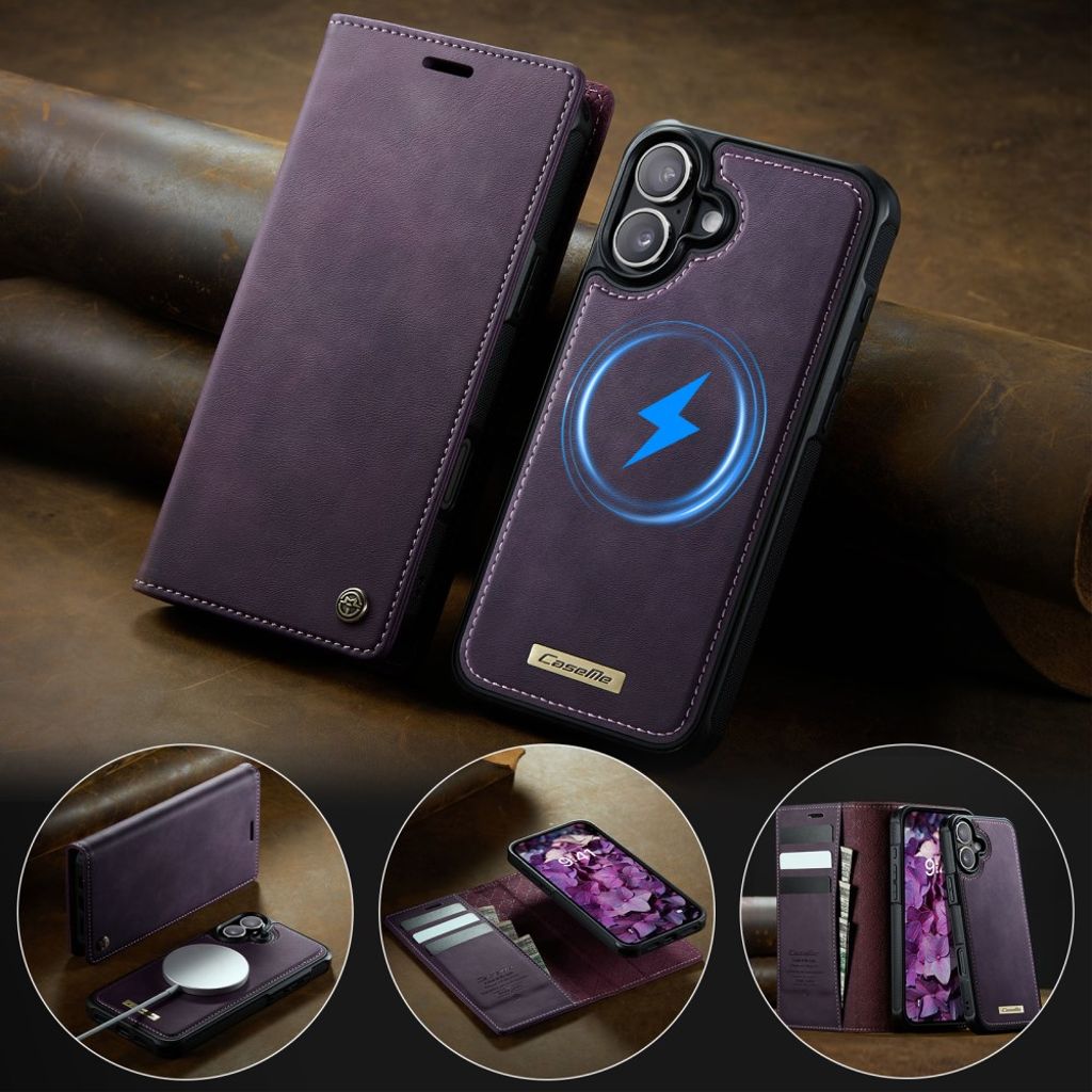 CaseMe iPhone 17 Fodral C49 Series Lila