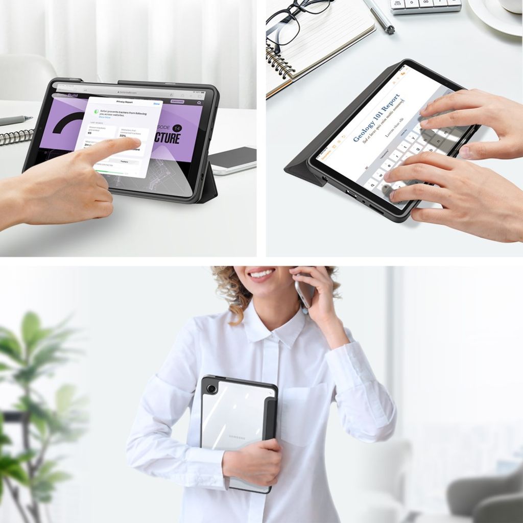 Dux Ducis Samsung Galaxy Tab A9/Galaxy Tab A11 Fodral TOBY Series Svart