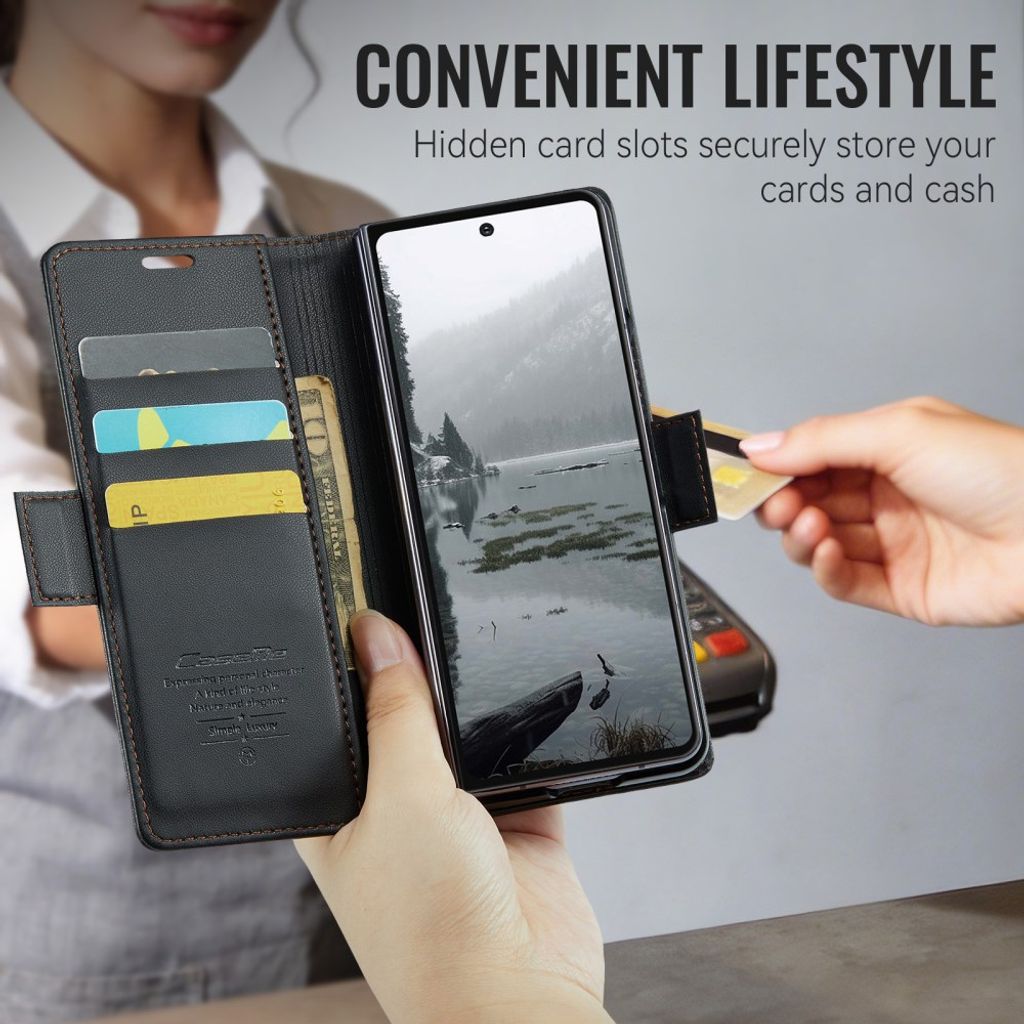 CaseMe Samsung Galaxy Z Fold 8 Ultra Fodral 023 Series Svart