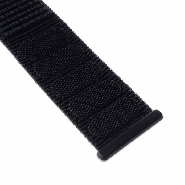 Fixed Apple Watch 38/40/41/42mm Armband Nylon Strap Svart