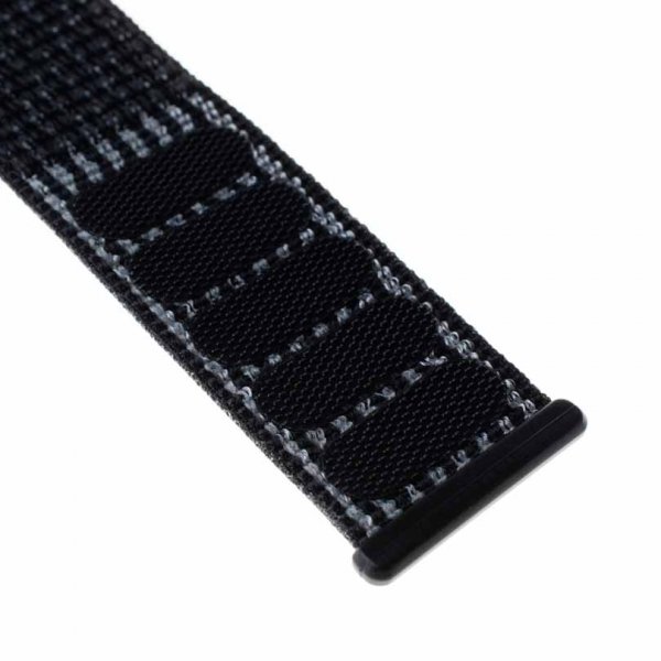 Fixed Apple Watch 44/45/46mm/Apple Watch Ultra Armband Nylon Strap Reflective Svart