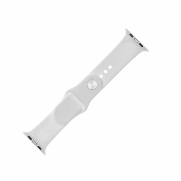 Fixed Apple Watch 44/45/46mm/Apple Watch Ultra Armband Silicone Strap Vit