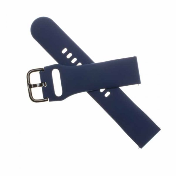 Fixed Samsung Galaxy Watch 22mm Armband Silicone Strap Blå