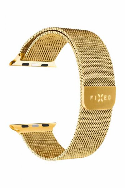 Fixed Apple Watch 44/45/46mm/Apple Watch Ultra Armband Mesh Strap Guld