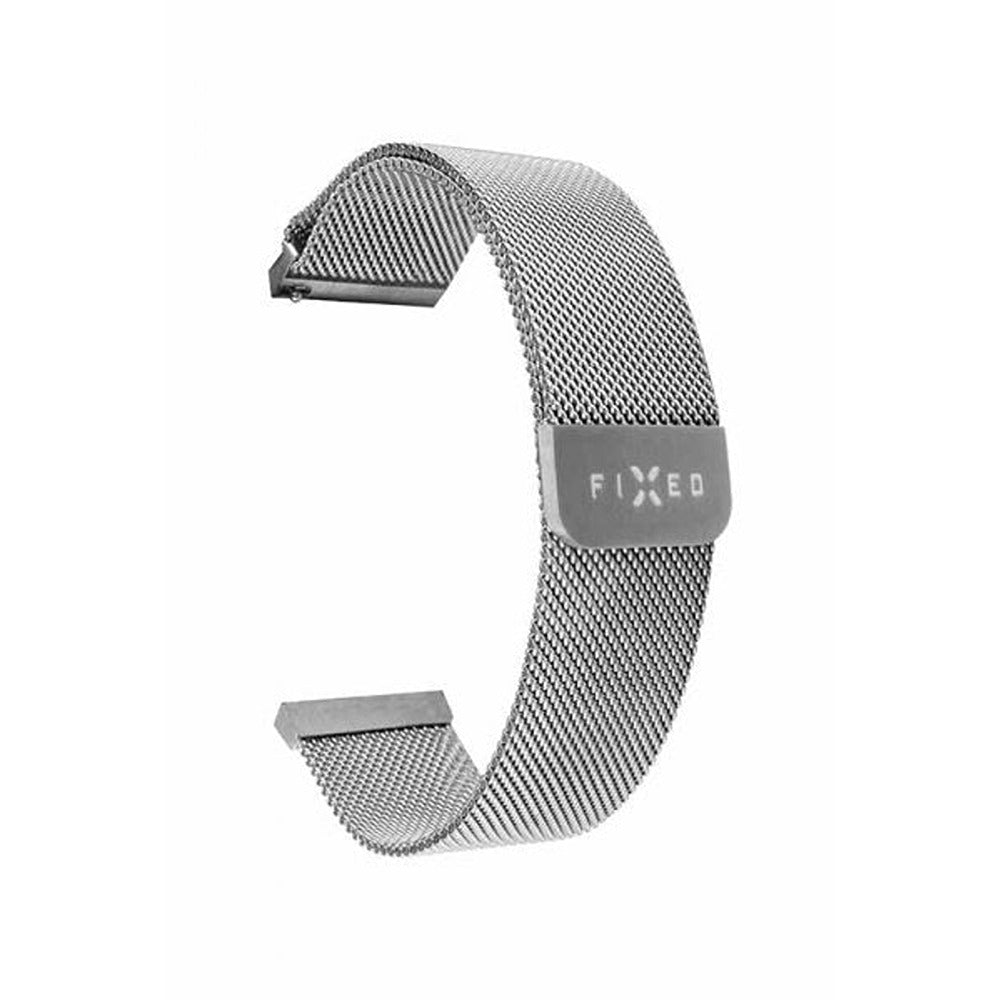 Fixed Samsung Galaxy Watch 20mm Armband Mesh Strap Silver