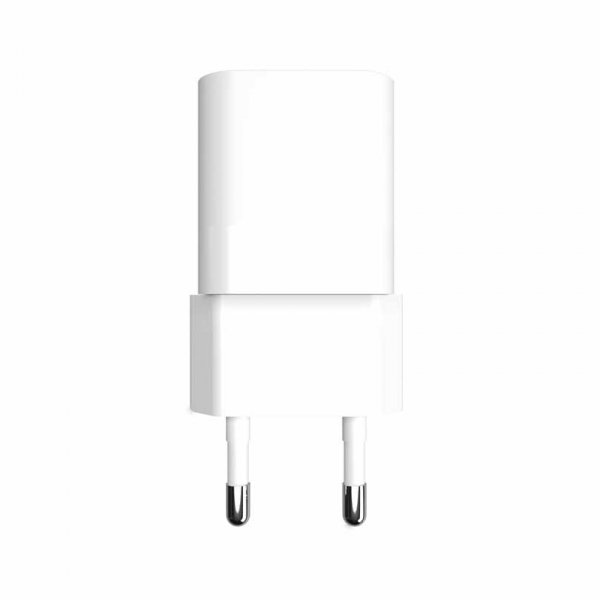 Fixed Laddare Mini PD Travel Charger USB-C & USB-A 20W Vit